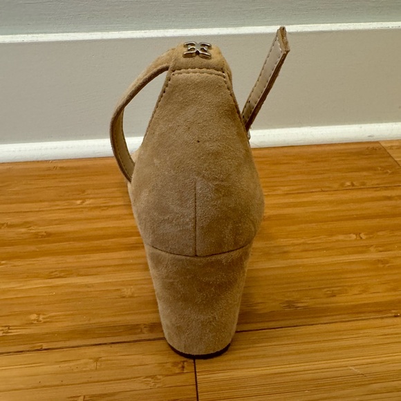 Sam Edelman Odila Heeled Sandal Scalloped Ankle Strap Sandal Size - Picture 7 of 7